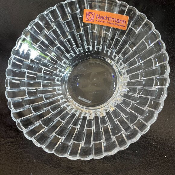NWT Small Nachtmann Riedel Bossa Nova 5’’ Fine Bavarian Crystal Bowl - Picture 10 of 10